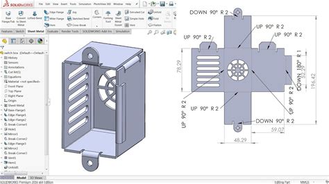 how to make sheet metal box in solidworks|sheet metal exercises solidworks pdf.